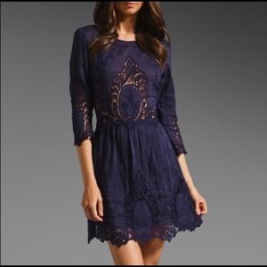 Dolce Vita Navy Lace Dress